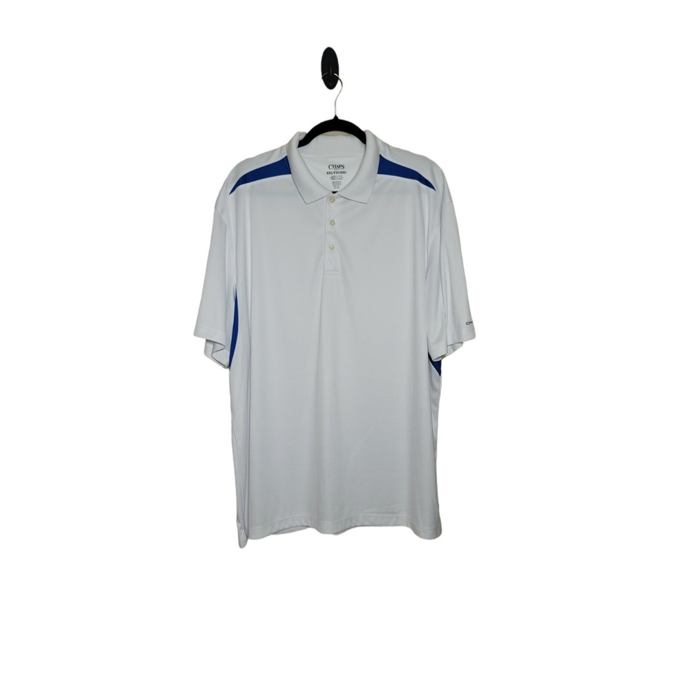 Chaps Golf Polo XXL Short Sleeve White Blue